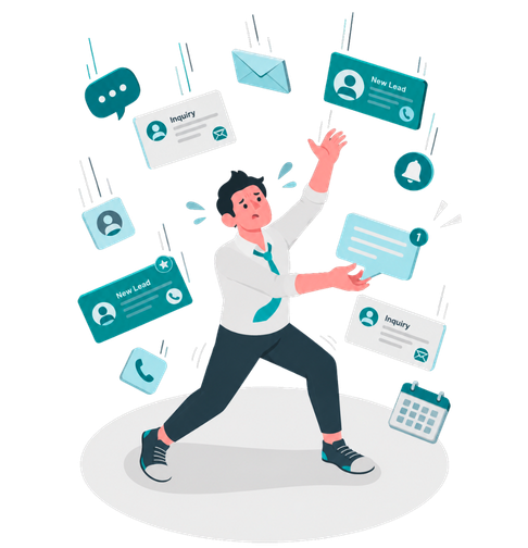 Illustration supporting Leads, not leaks.